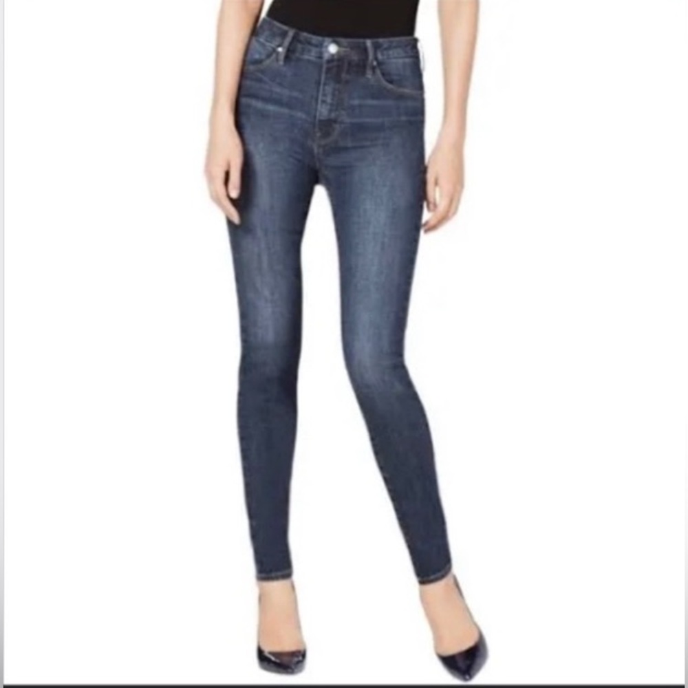 NWT Kendall & Kylie Kontent Mid-Rise Crop Jeans - Anaheim Dark Wash Sz 11/12